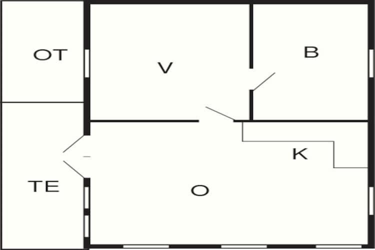 One-Bedroom Holiday Home In Grasten Ronshoved Ngoại thất bức ảnh